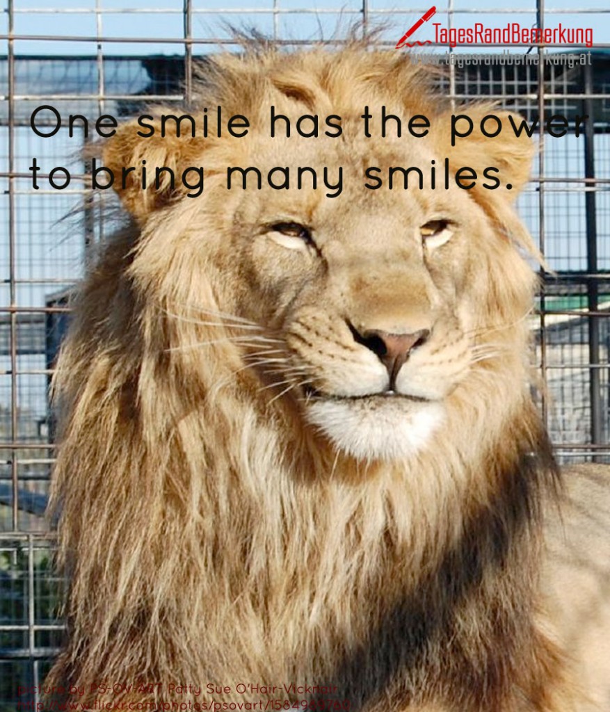 One smile has the power to bring many smiles