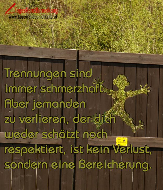 Zitate in der Kategorie Verlust der Die TagesRandBemerkung