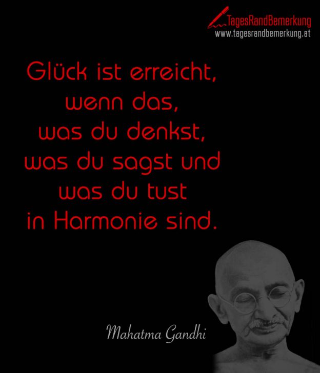 Zitate mit dem Schlagwort Mahatma Gandhi der Die TagesRandBemerkung