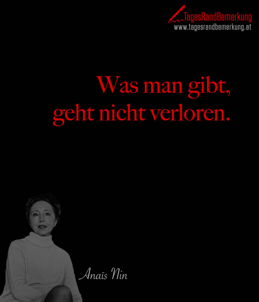 Zitate Mit Dem Schlagwort Anaïs Nin Der Die Tagesrandbemerkung