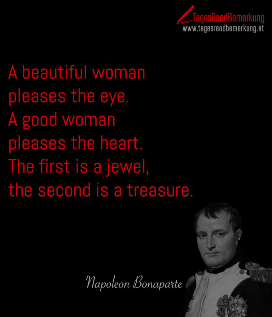 Zitate mit dem Schlagwort Napoleon Bonaparte der Die TagesRandBemerkung