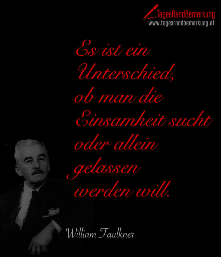 Zitate mit dem Schlagwort Einsamkeit der Die TagesRandBemerkung