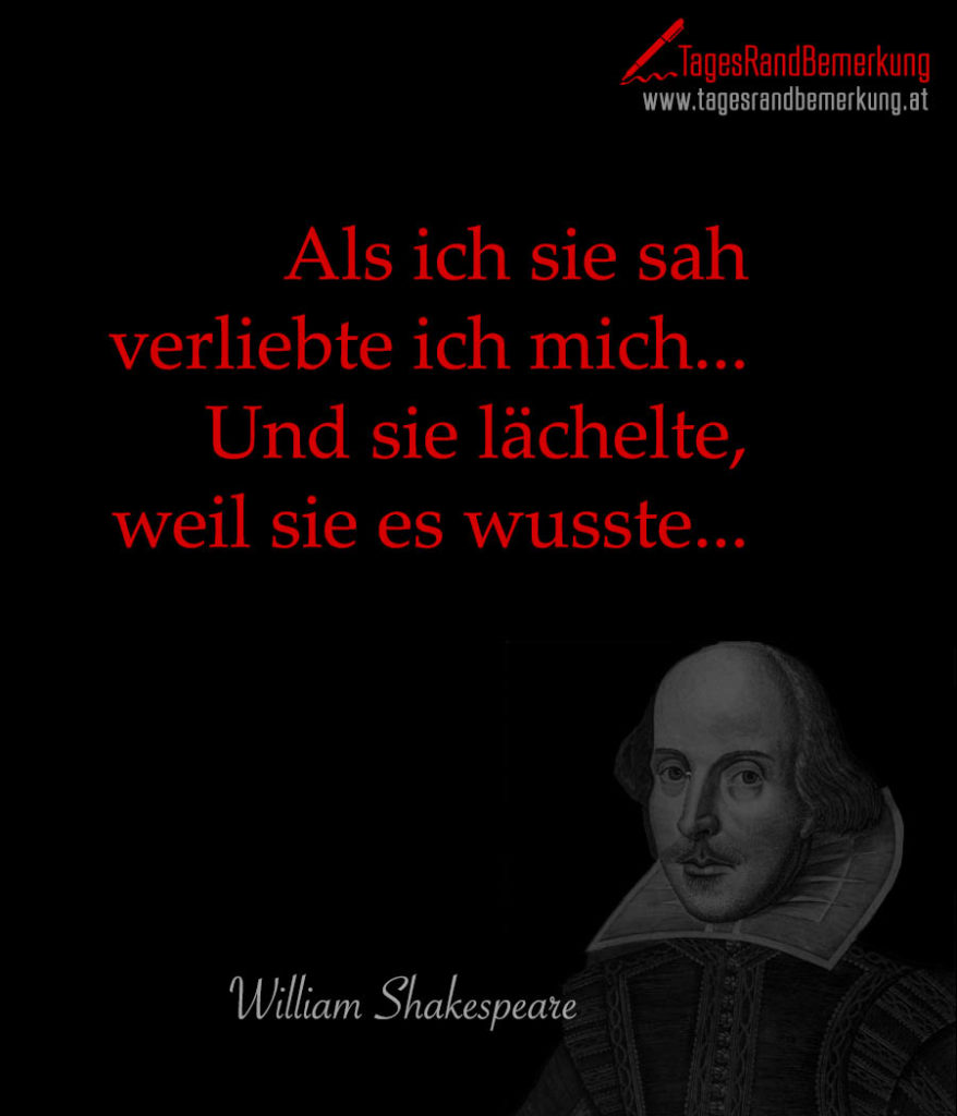 Zitate mit dem Schlagwort William Shakespeare der Die TagesRandBemerkung