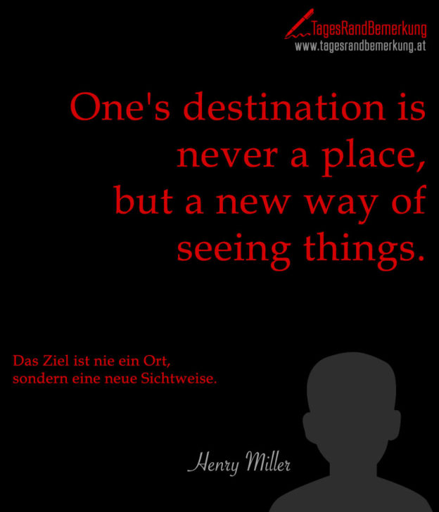 Zitate mit dem Schlagwort Henry Miller der Die TagesRandBemerkung